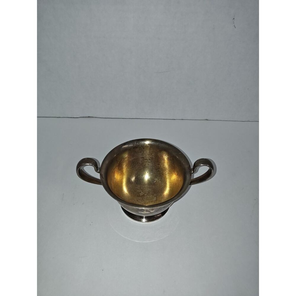 Vintage Silverplate Kitchen Open Sugar Bowl by Poole Silver Co. E.P.N.S.